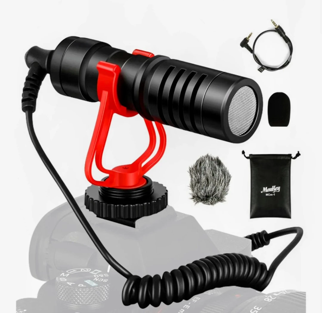 Moukey MCM-1 Camera Microphone Vlogging Kit - photo 2