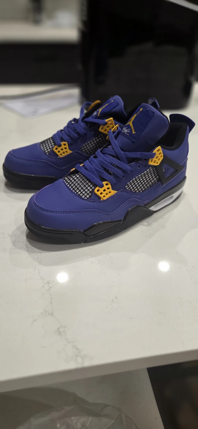 Nike Air Jordan 4 style Retro Lakers - photo 2
