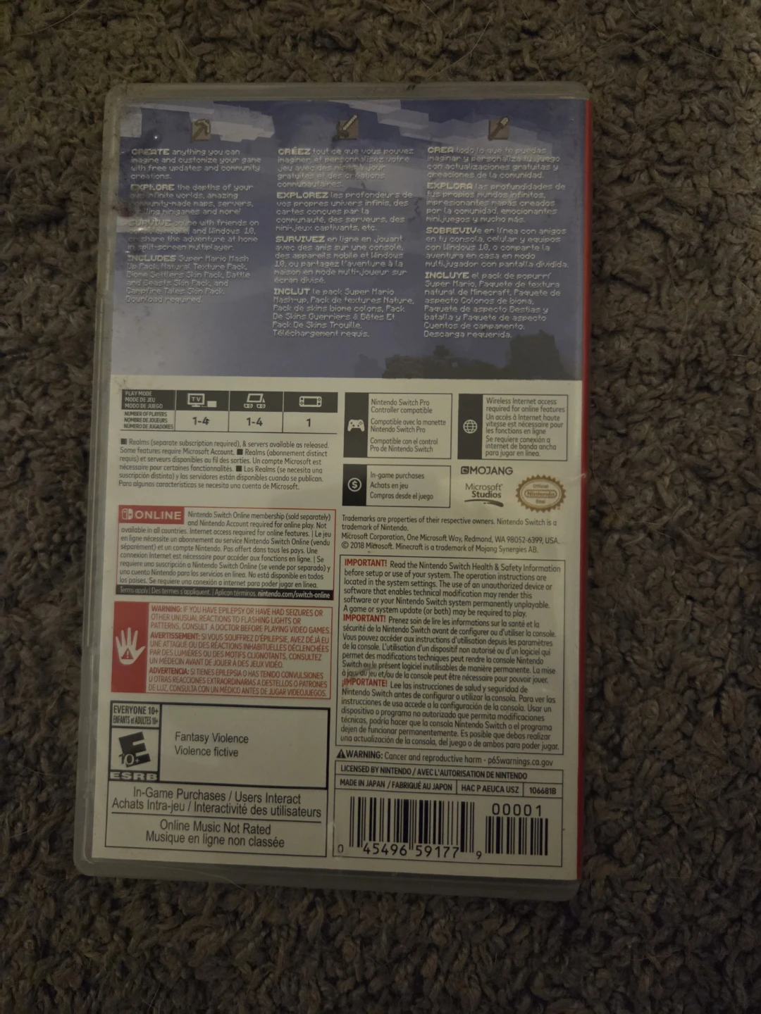 Minecraft for Nintendo Switch - photo 2