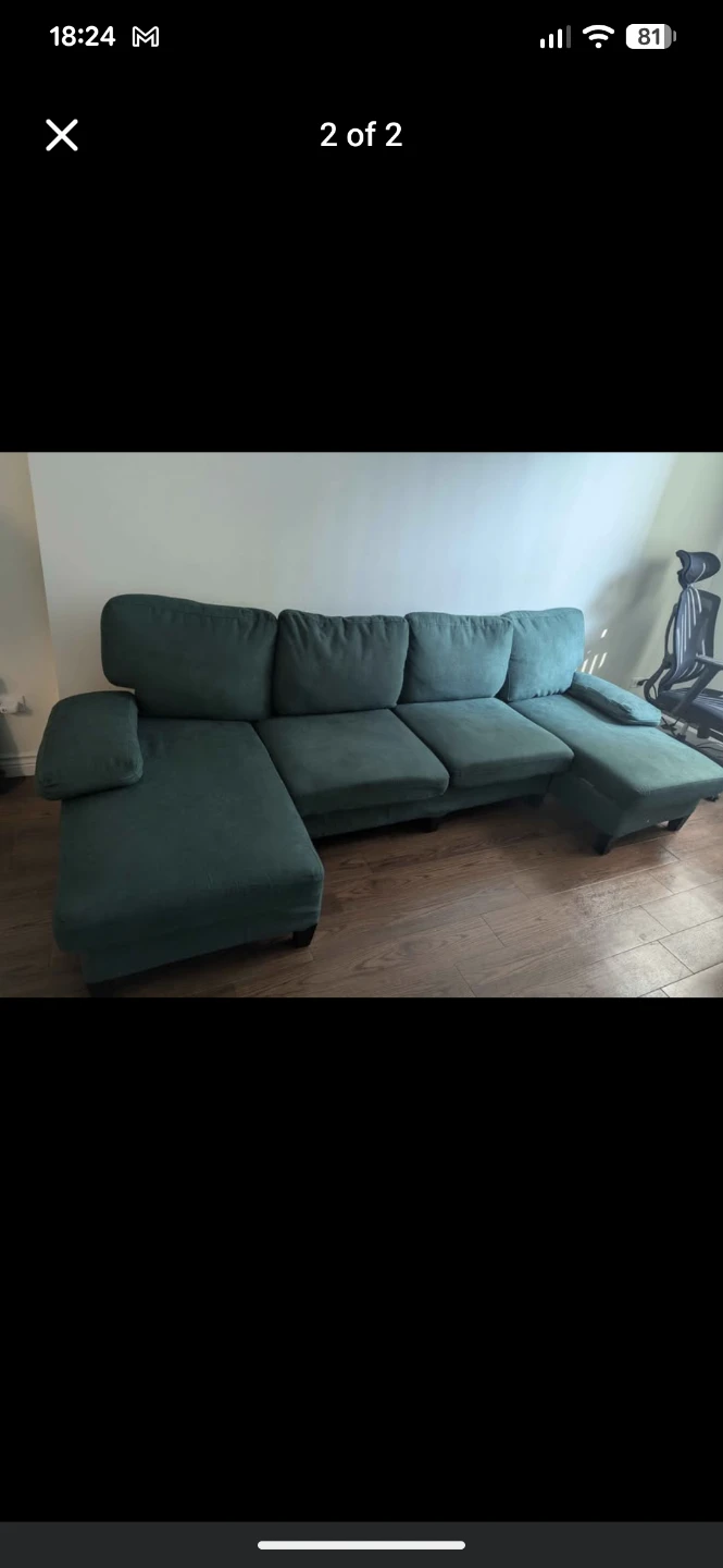 3months old couch for sale.