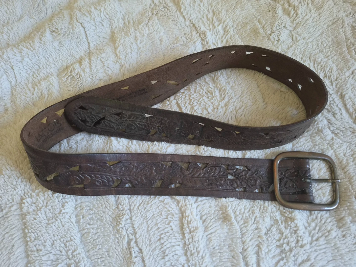Unique Leather Belt from Jacob - Small - photo 2
