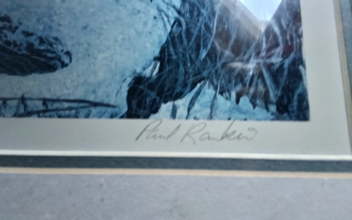 Paul Rankin Framed Wolf Print 1994 - photo 5
