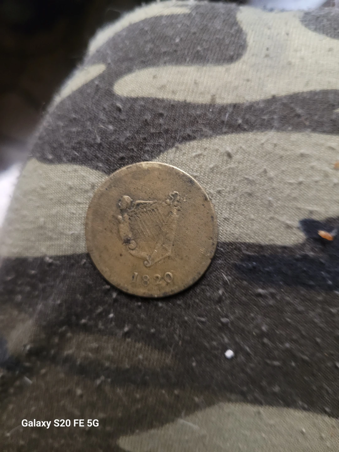 1820 Irish Harp Token