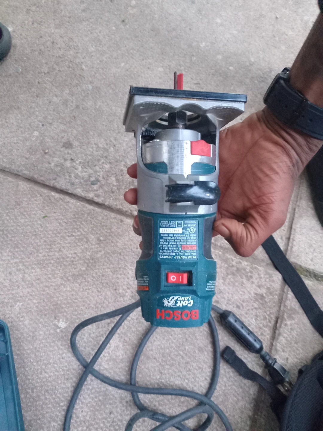 BOSCH PR20EVS Colt 1.0 HP Variable-Speed Palm Router