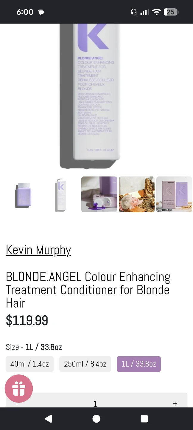 Kevin Murphy BLONDE ANGEL Colour Enhancing Treatment - photo 2