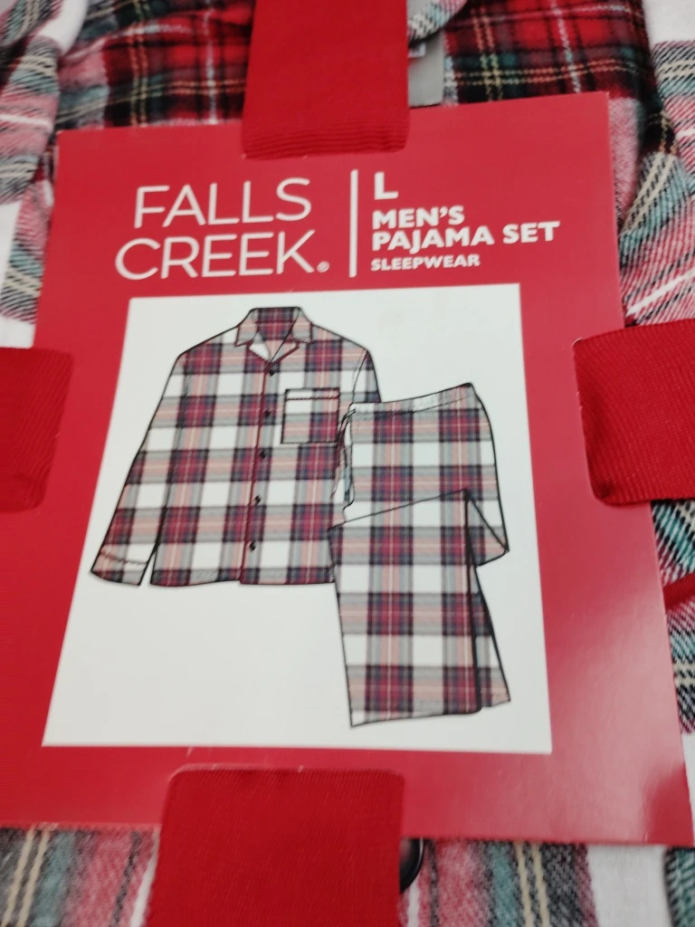 Falls Creek Men's Flannel Pajama Set Size L - photo 3