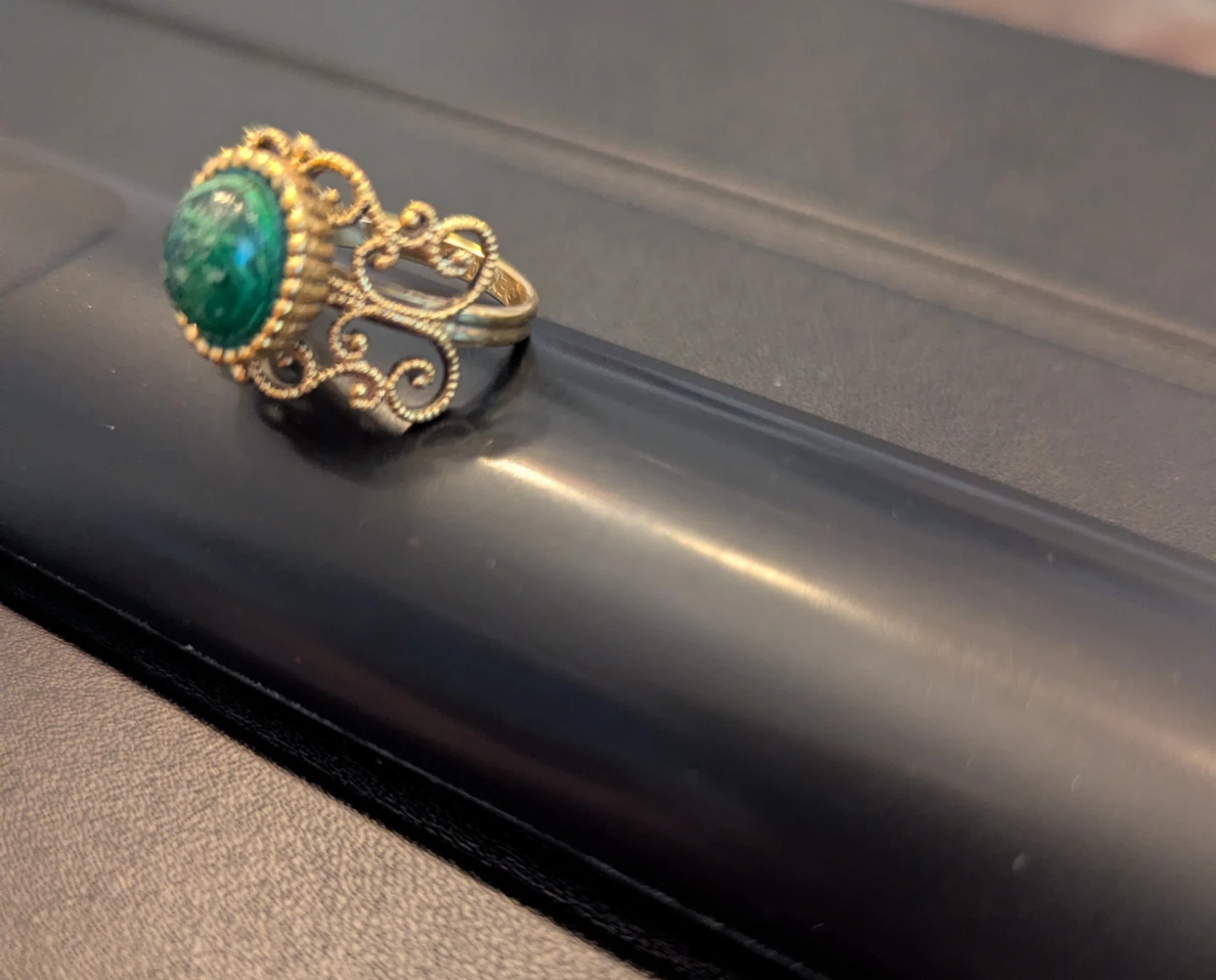 Vintage Emmons Cabochon Gem Ring - photo 3