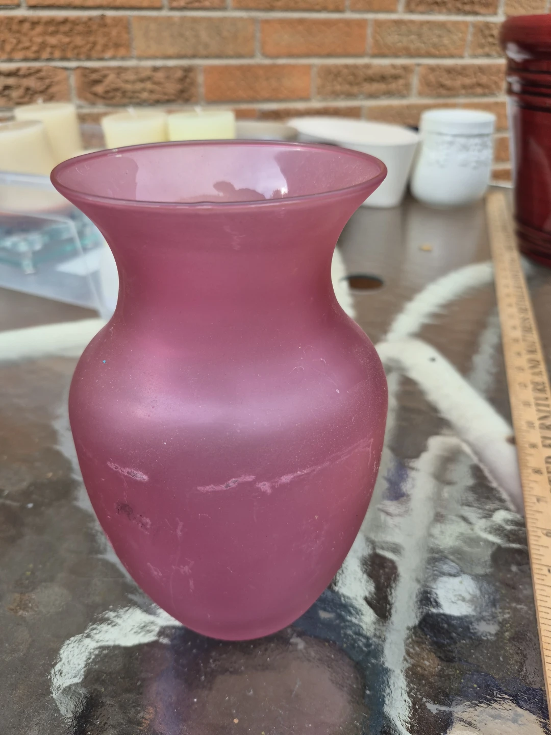 Pink vase ((Skokie)