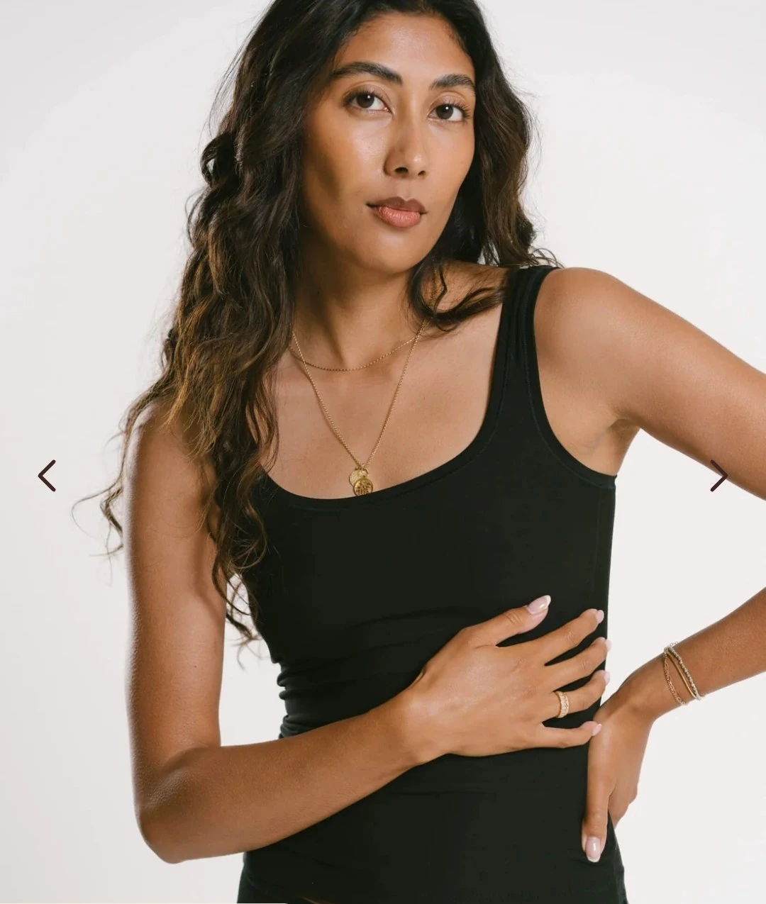 huha Black Sporty Classic Tank Top - Size Medium - photo 2
