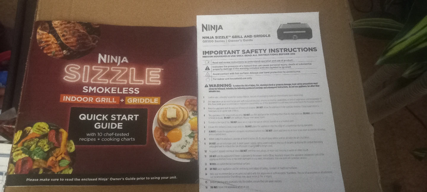 Ninja Sizzle Smokeless Indoor Grill & Griddle - photo 3