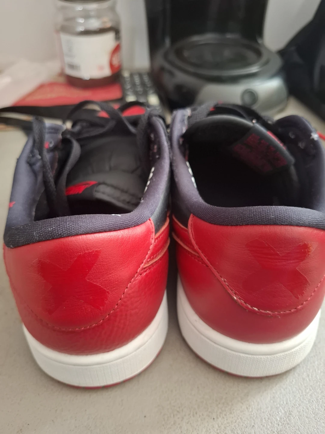 Air Jordan 1 "Banned" Low Cut Sneakers - photo 2