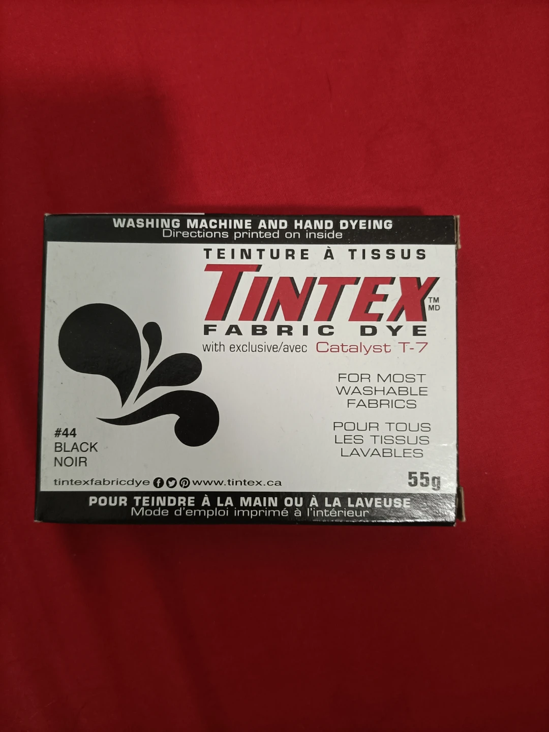 Tintex Fabric Dye #44 Black 55g