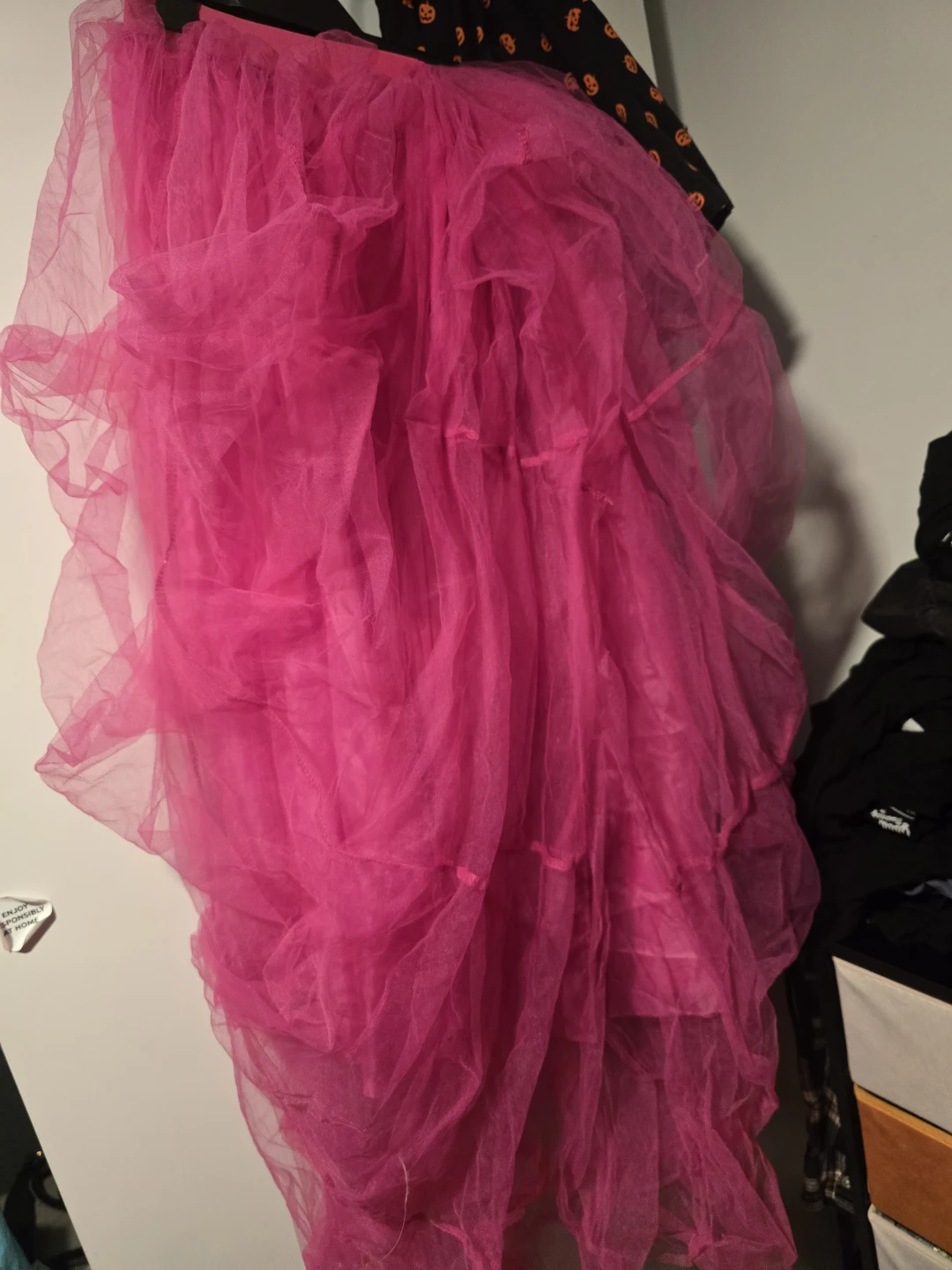 Bright Pink Tulle Skirt