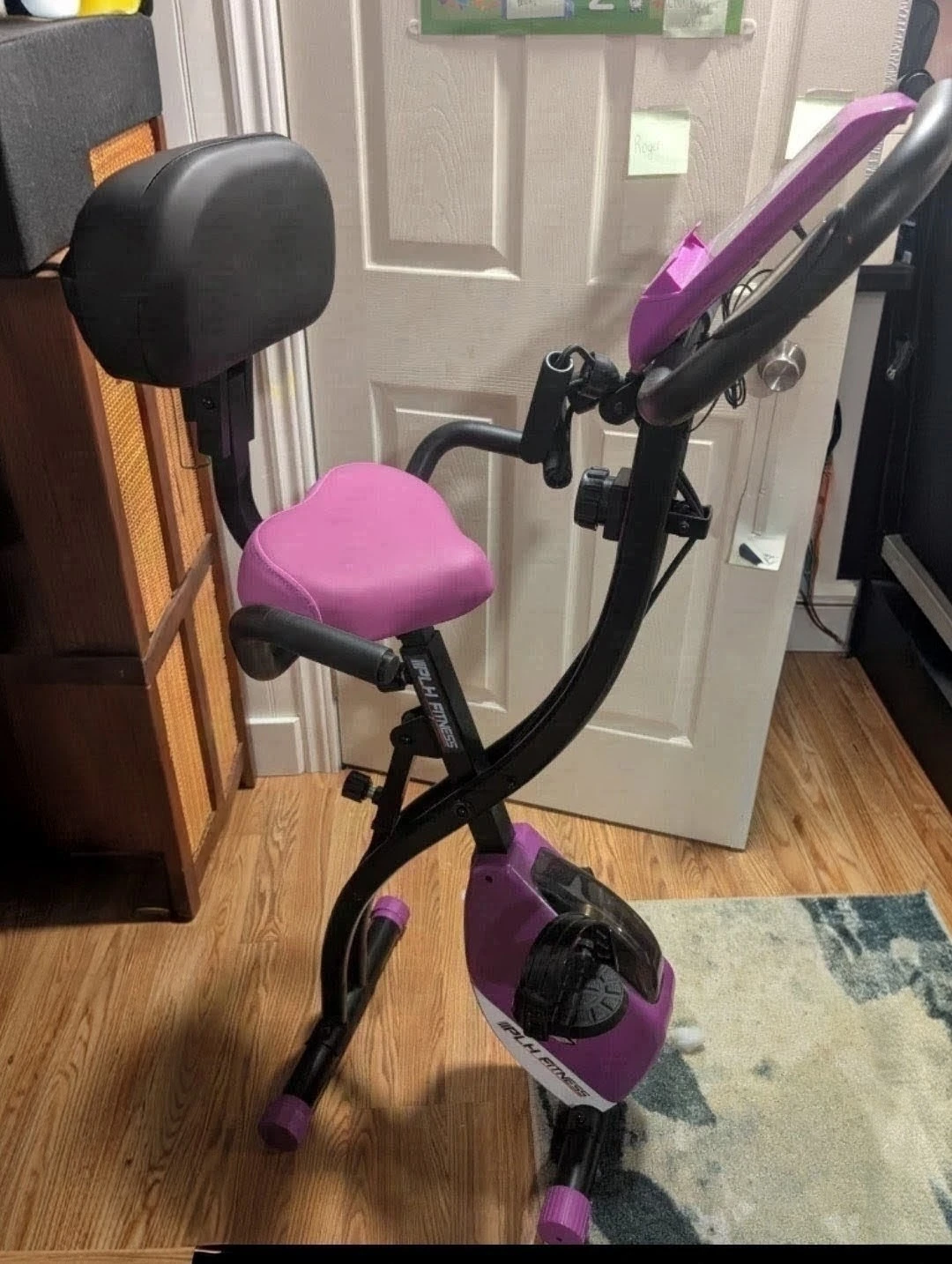 PLH Fitness Folding Stationary Bike