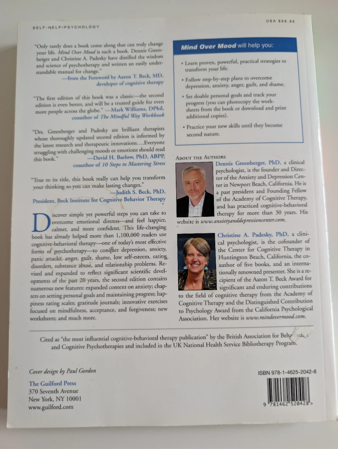 Mind Over Mood Second Edition Paperback - photo 2