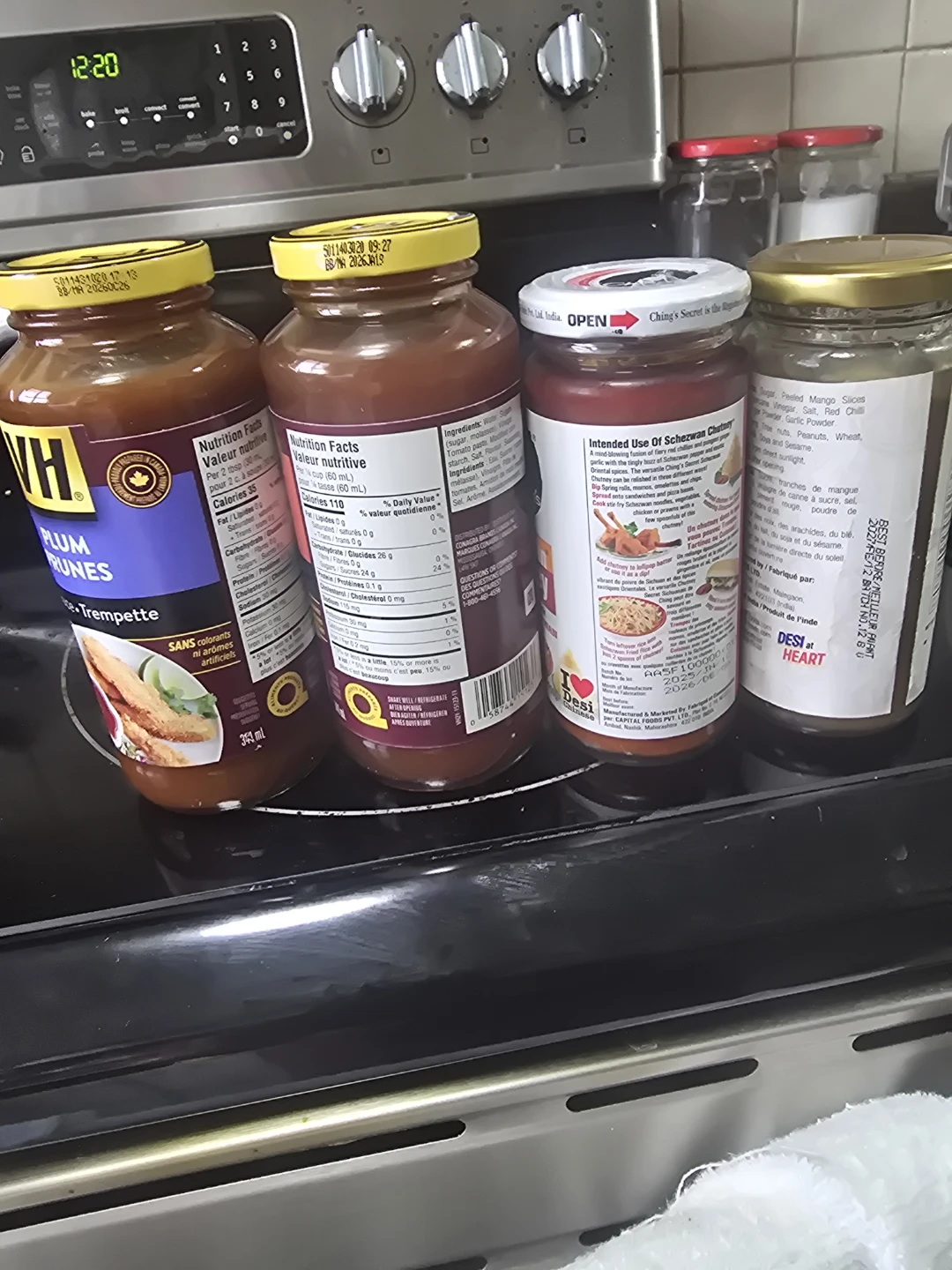Assorted Condiments: VH Sauces, Ching's and Ashoka Chutneys - photo 2