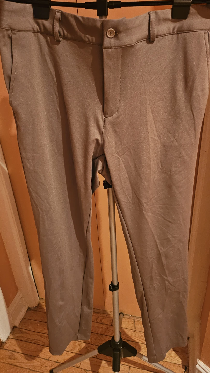 Dress N Comfort Dress Pants Brown Size 34