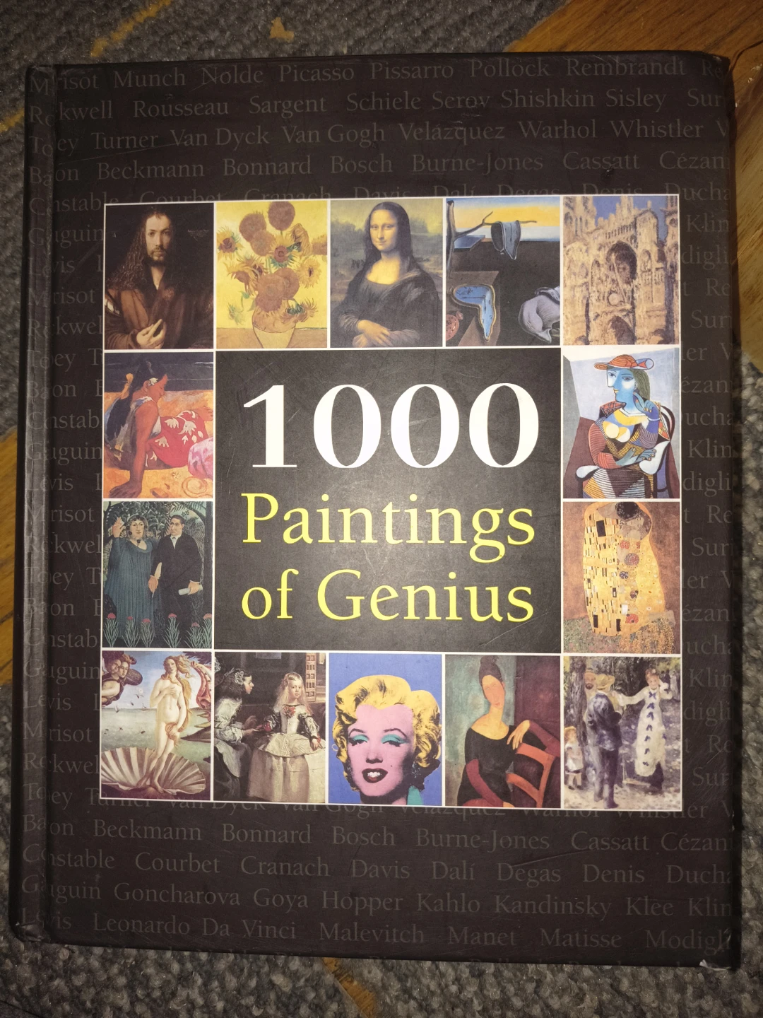 1000 Paintings of Genius Art Book