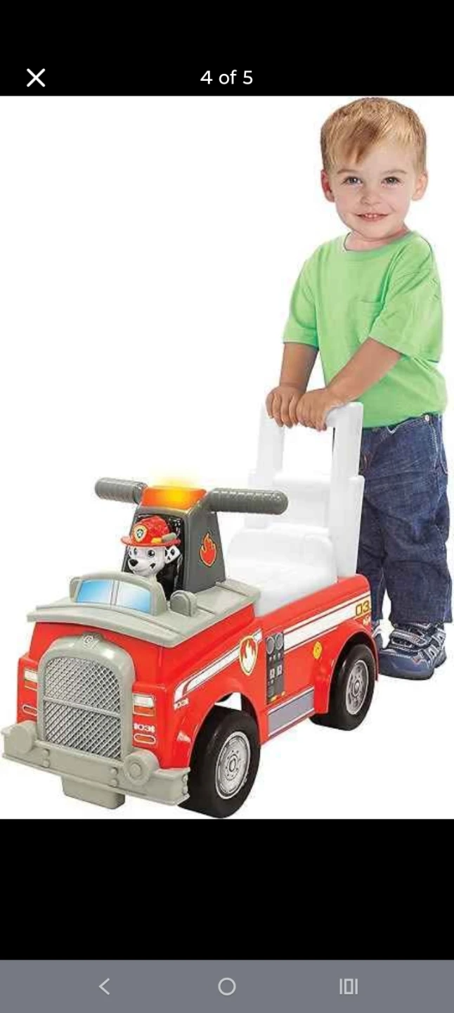 Paw Patrol Marshall Fire Truck Ride-On - photo 4