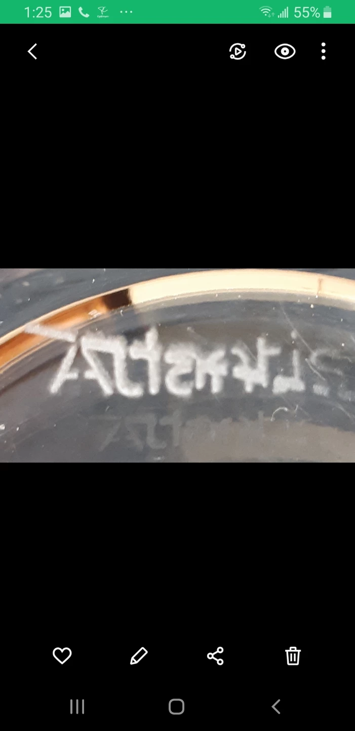 Large Atlantis Crystal Bowl - photo 3