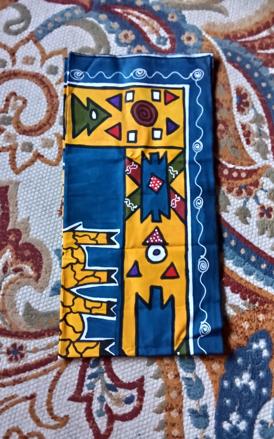 Large Square Tribal Giraffe Tablecloth/Tapestry - photo 5