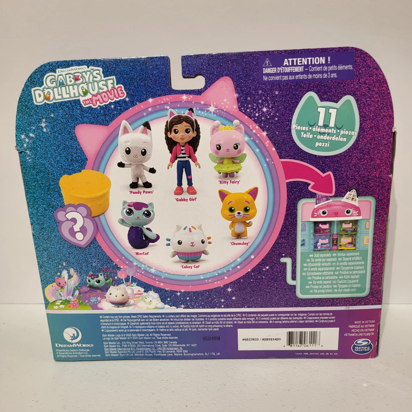 Gabby's Dollhouse The Movie Cat-venture Crew Pack - photo 2