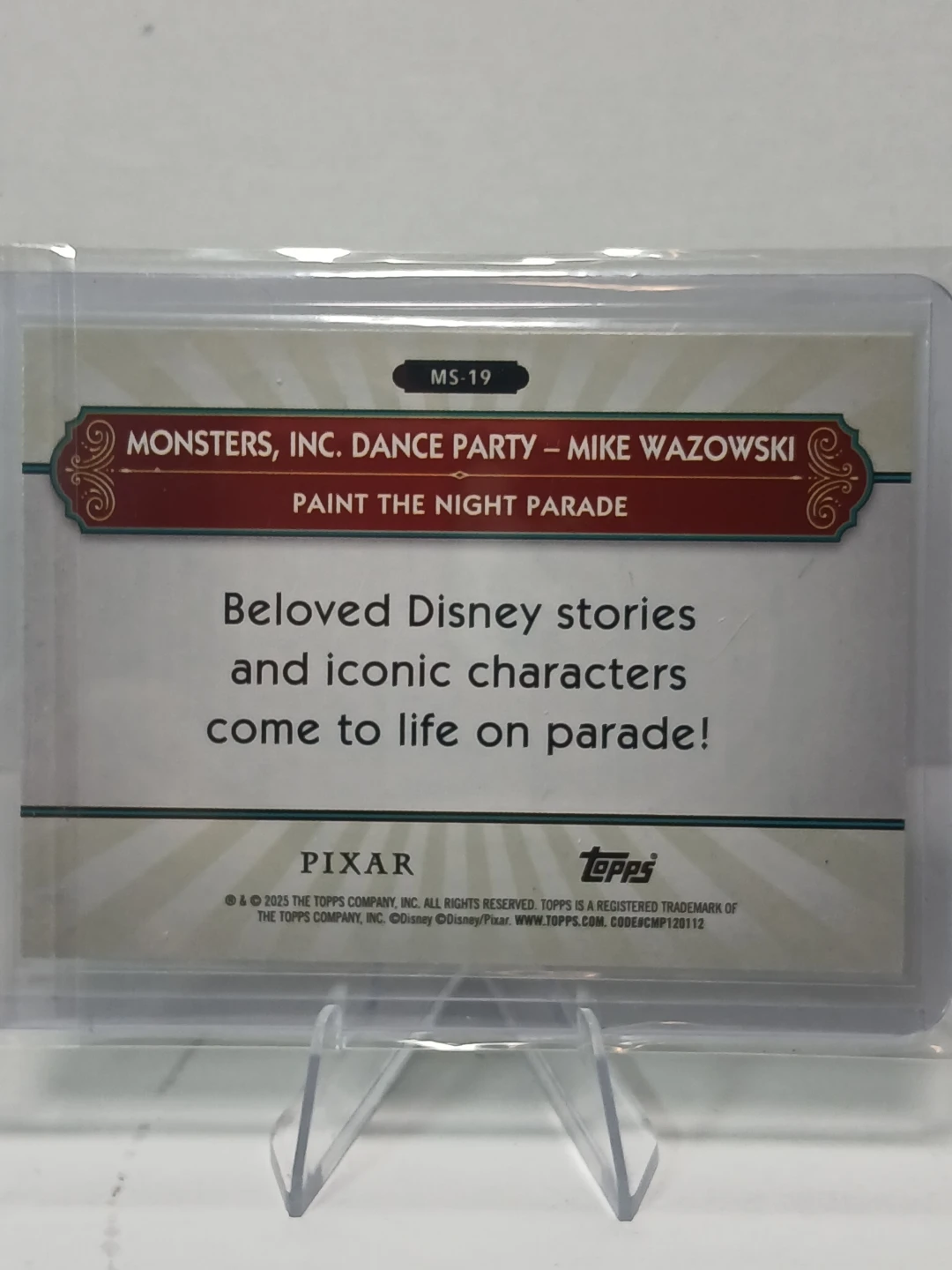 Topps Disneyland 70th Anniversary and Disney Neon Mike Wazowski - photo 2