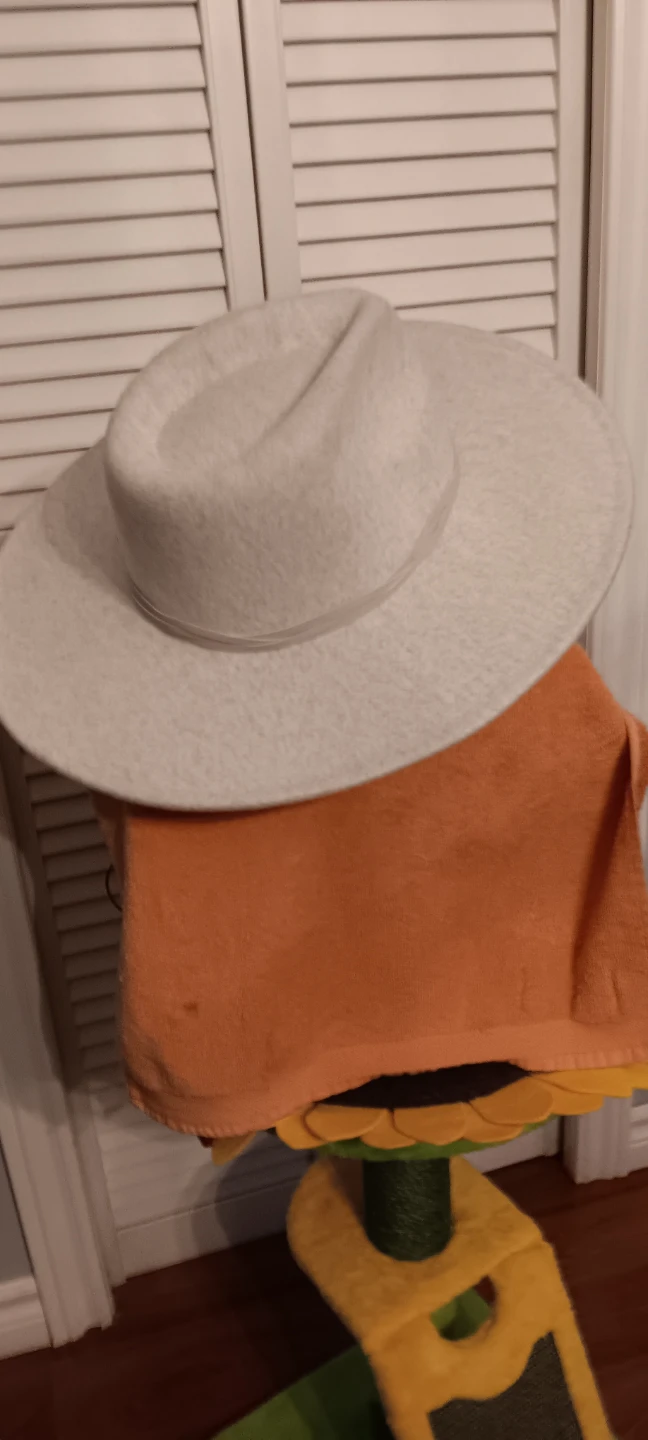 Time and Tru light grey felt fedora hat - photo 2