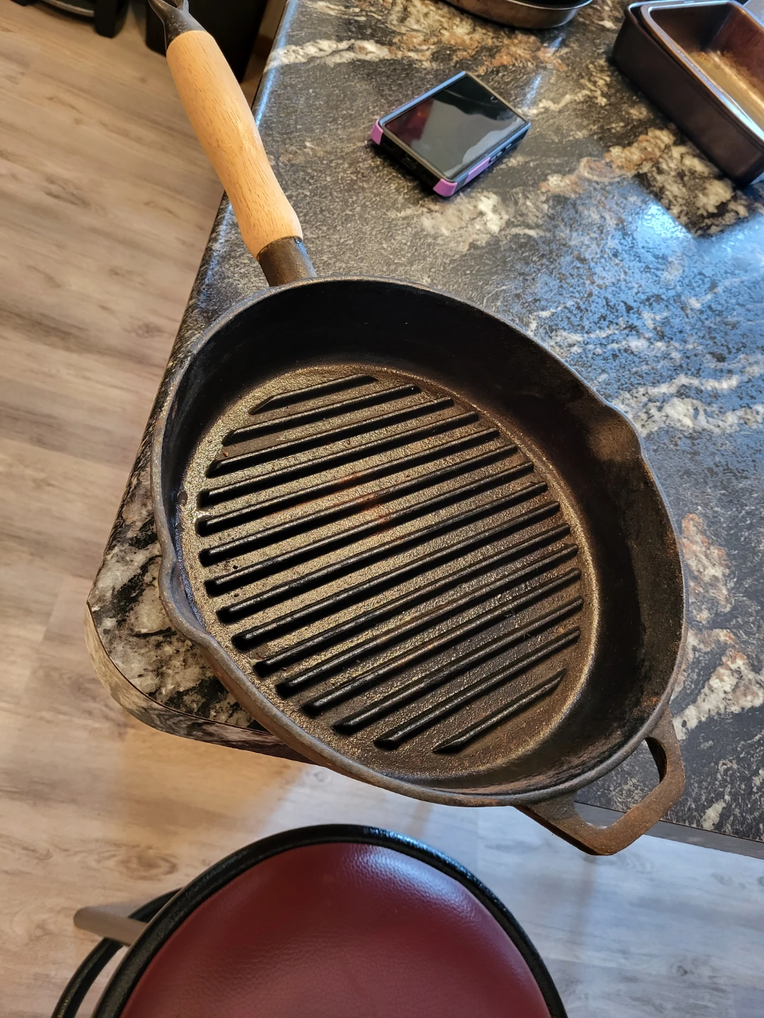 Kitchen Prep 101 Cast Iron Grill Pan 12"