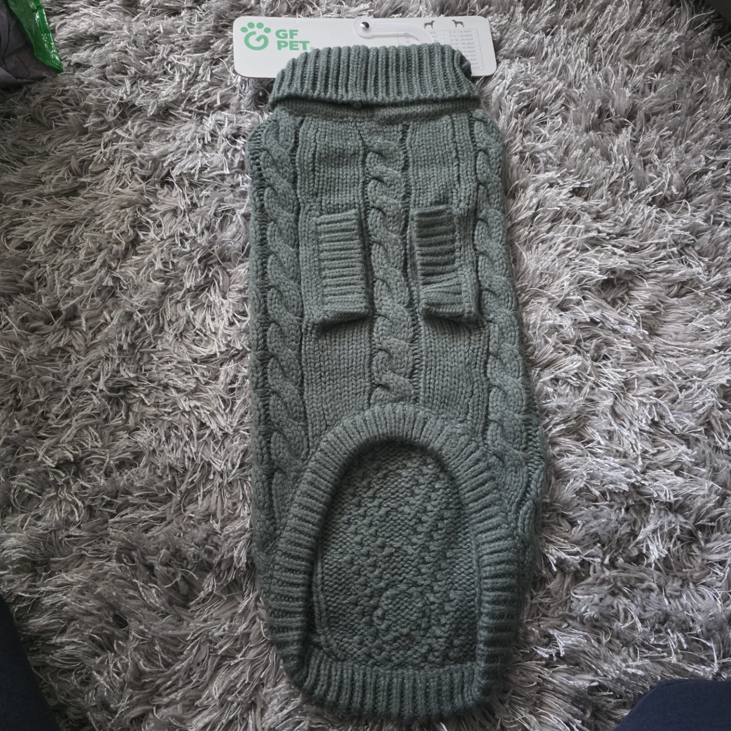 GF Pet Cable Knit Dog Sweater - photo 2