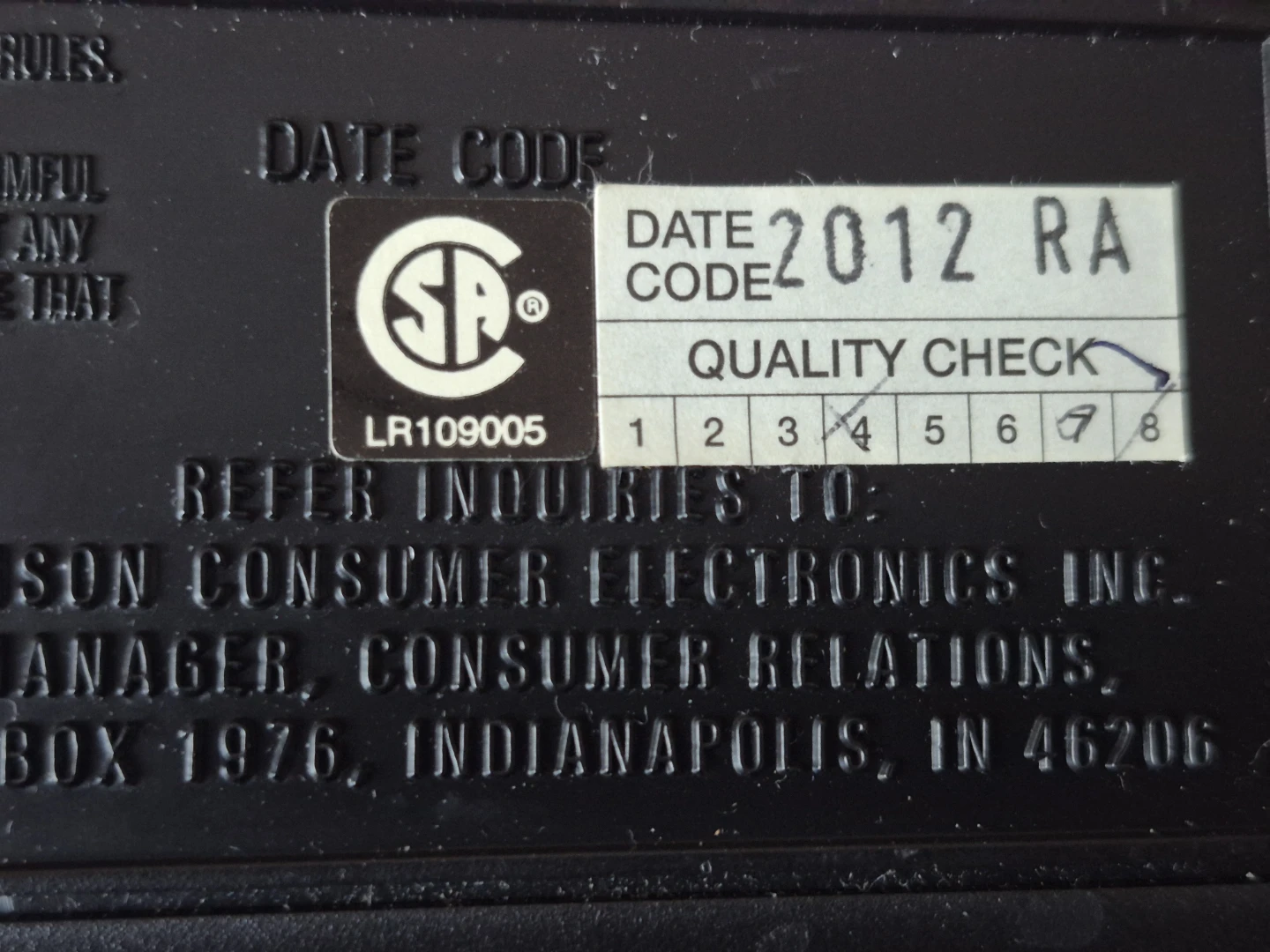 GE Digital AM/FM Clock Radio 7-4852B - photo 4