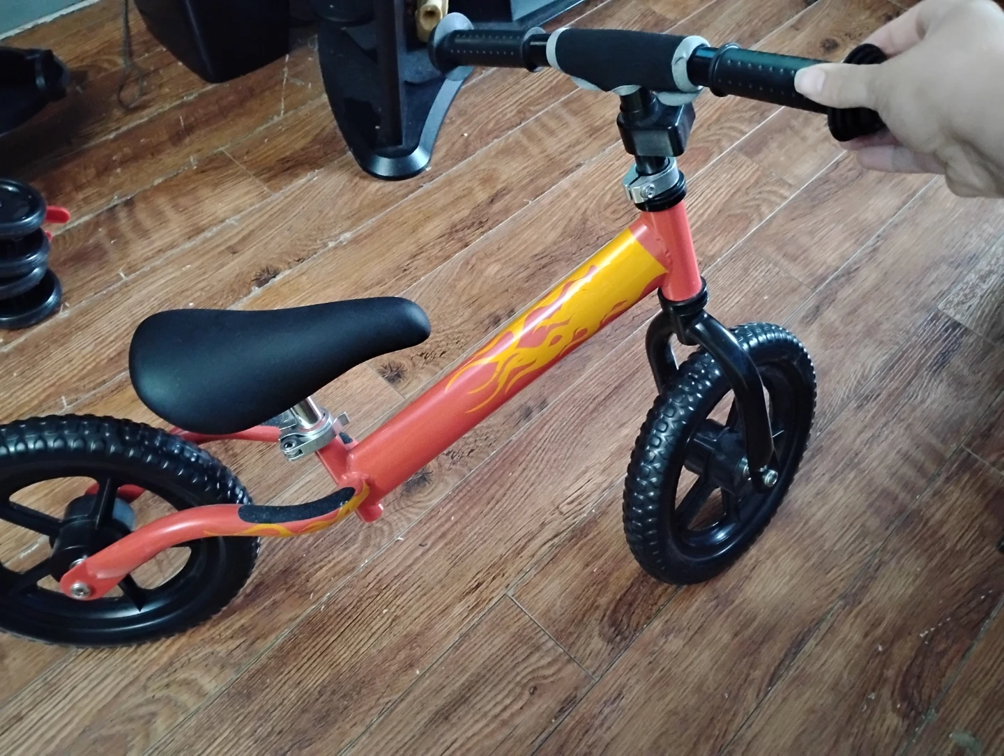 Red and yellow Flame Kids Balance Bike - photo 2