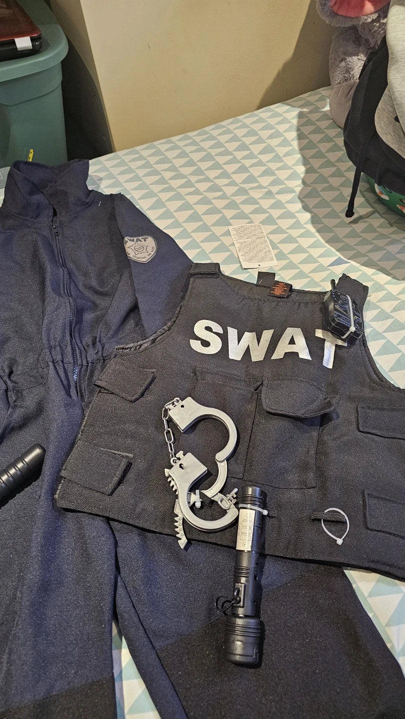 Kids SWAT Costume Size 6-7