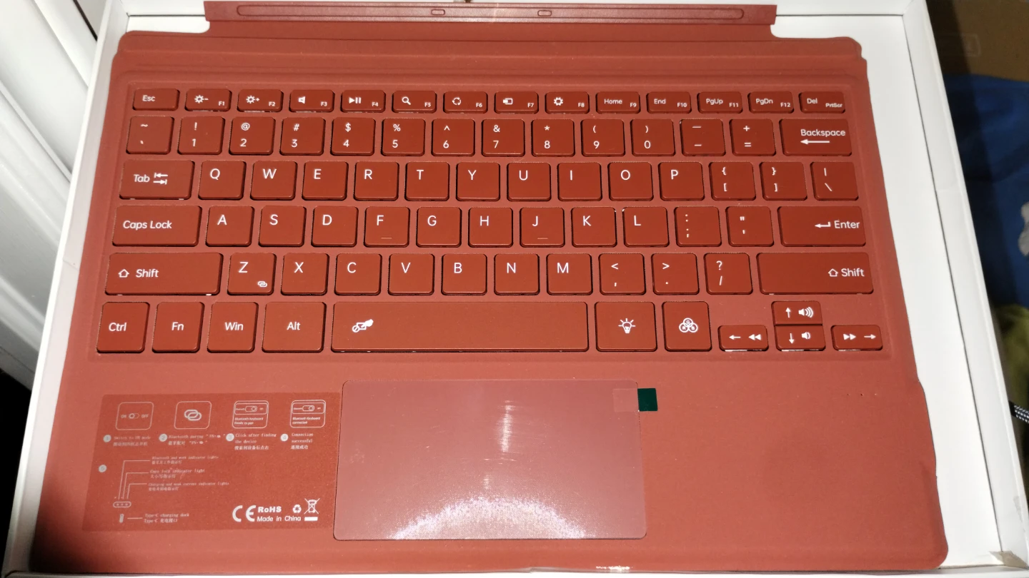 MS Surface Pro 3 & above Compatible Keyboard - Orange Brown - photo 2