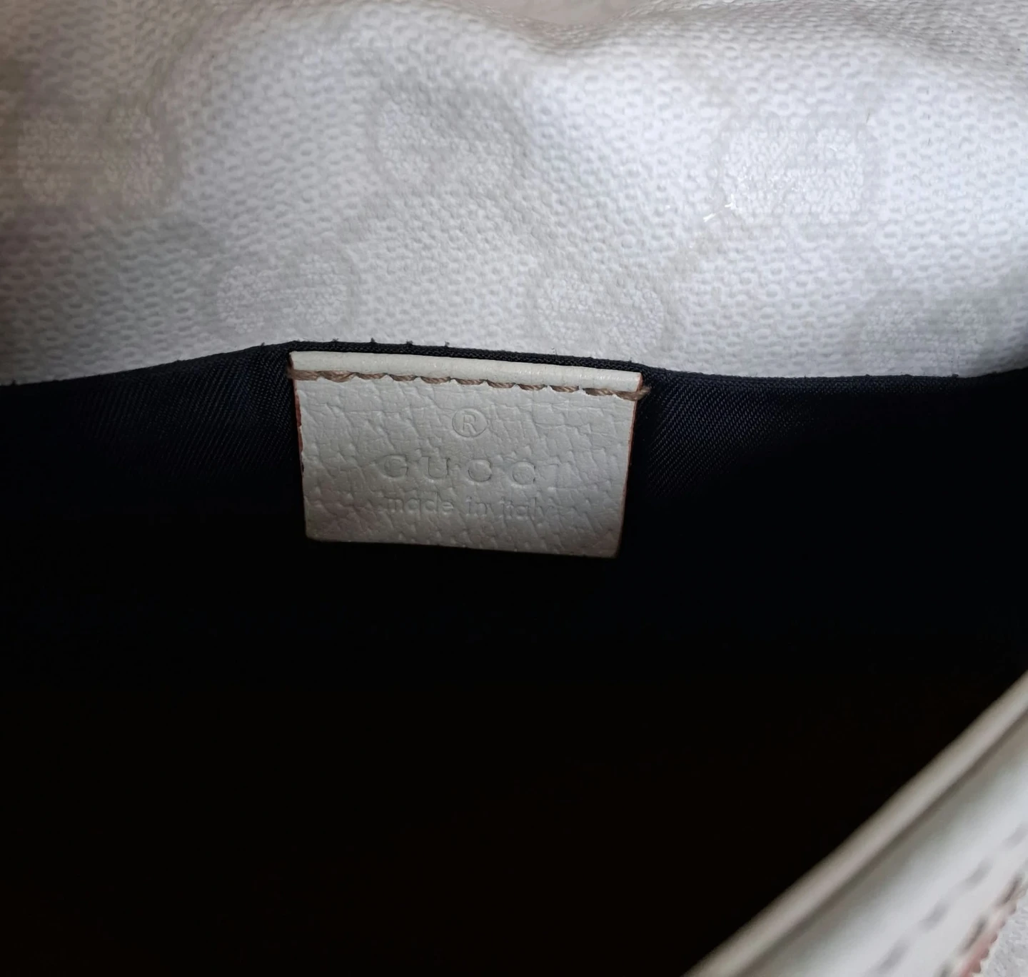 Gucci White GG Monogram Crossbody Bag - photo 5