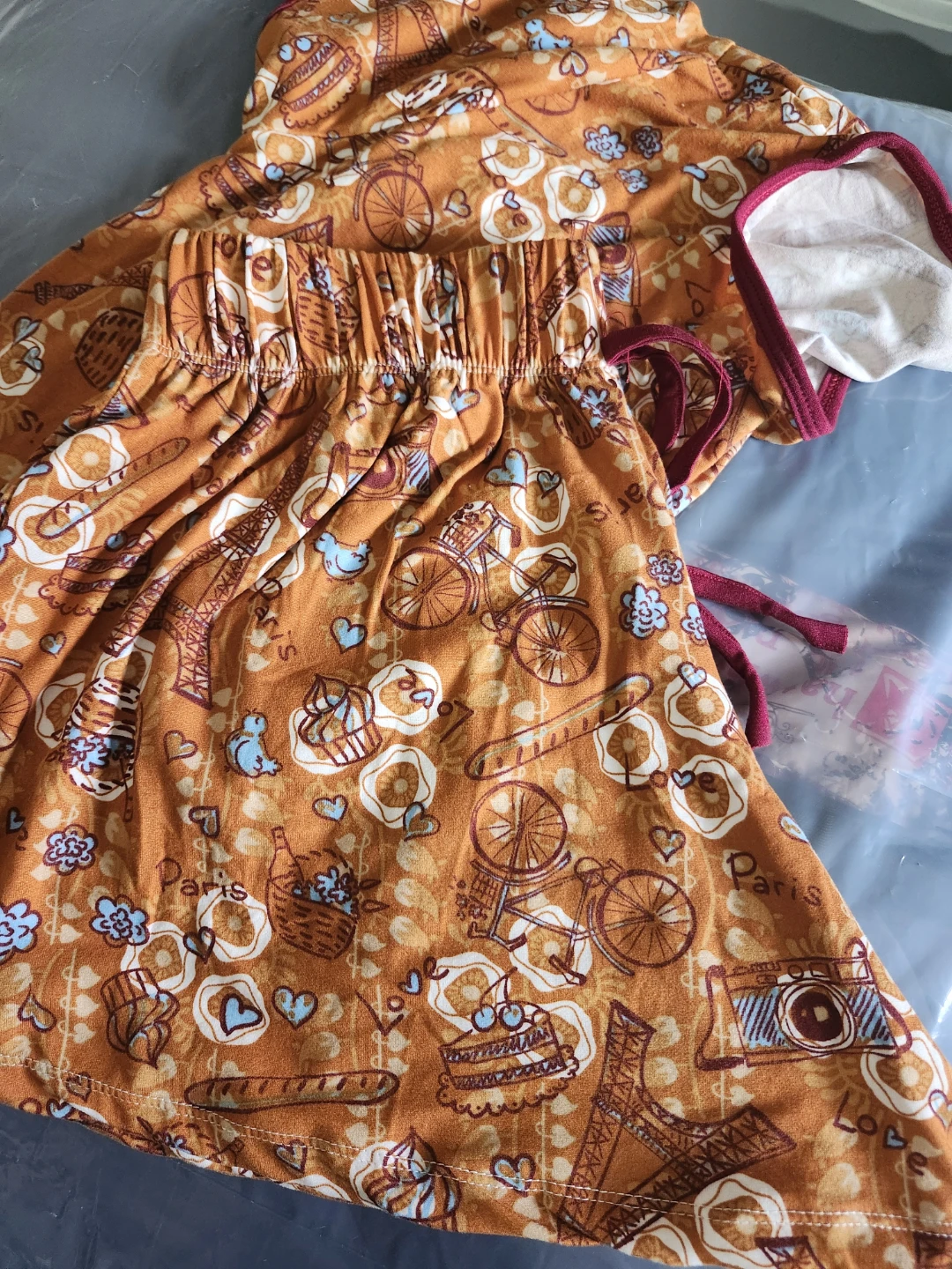 Two-Piece Paris Print Pyjama Set - photo 3