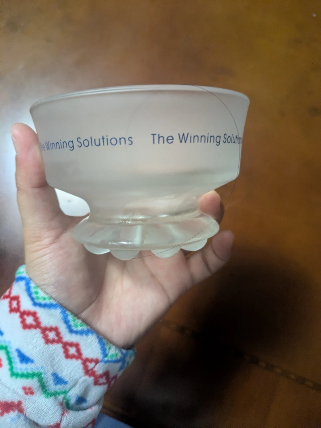 Frosted Glass Dessert Bowl - photo 2