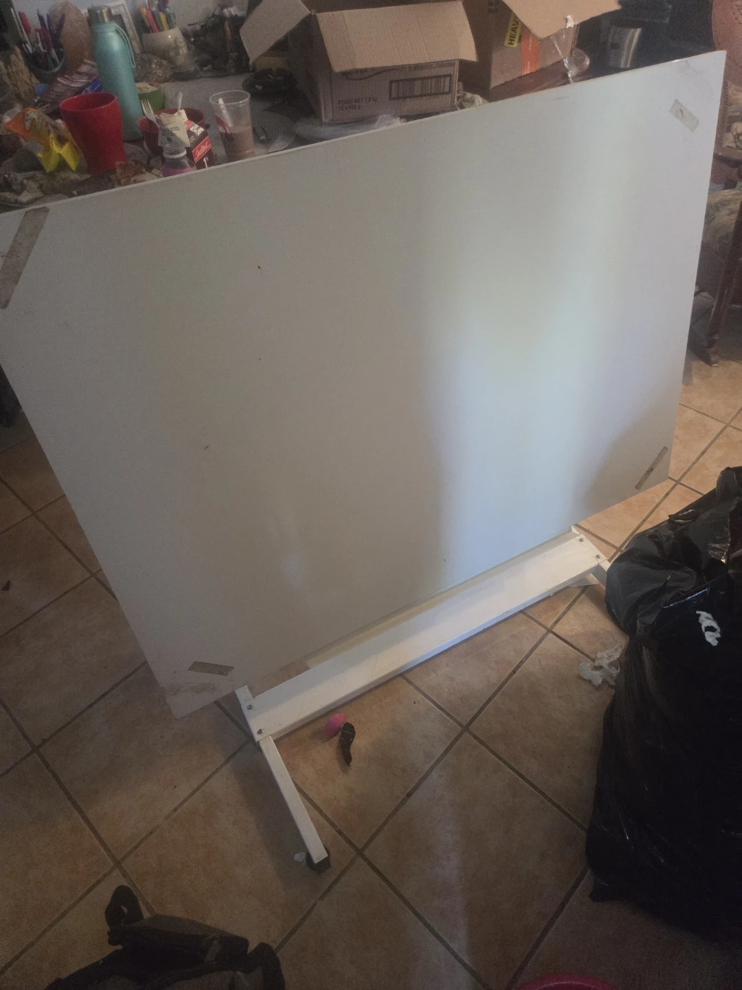 White Adjustable Drafting Table