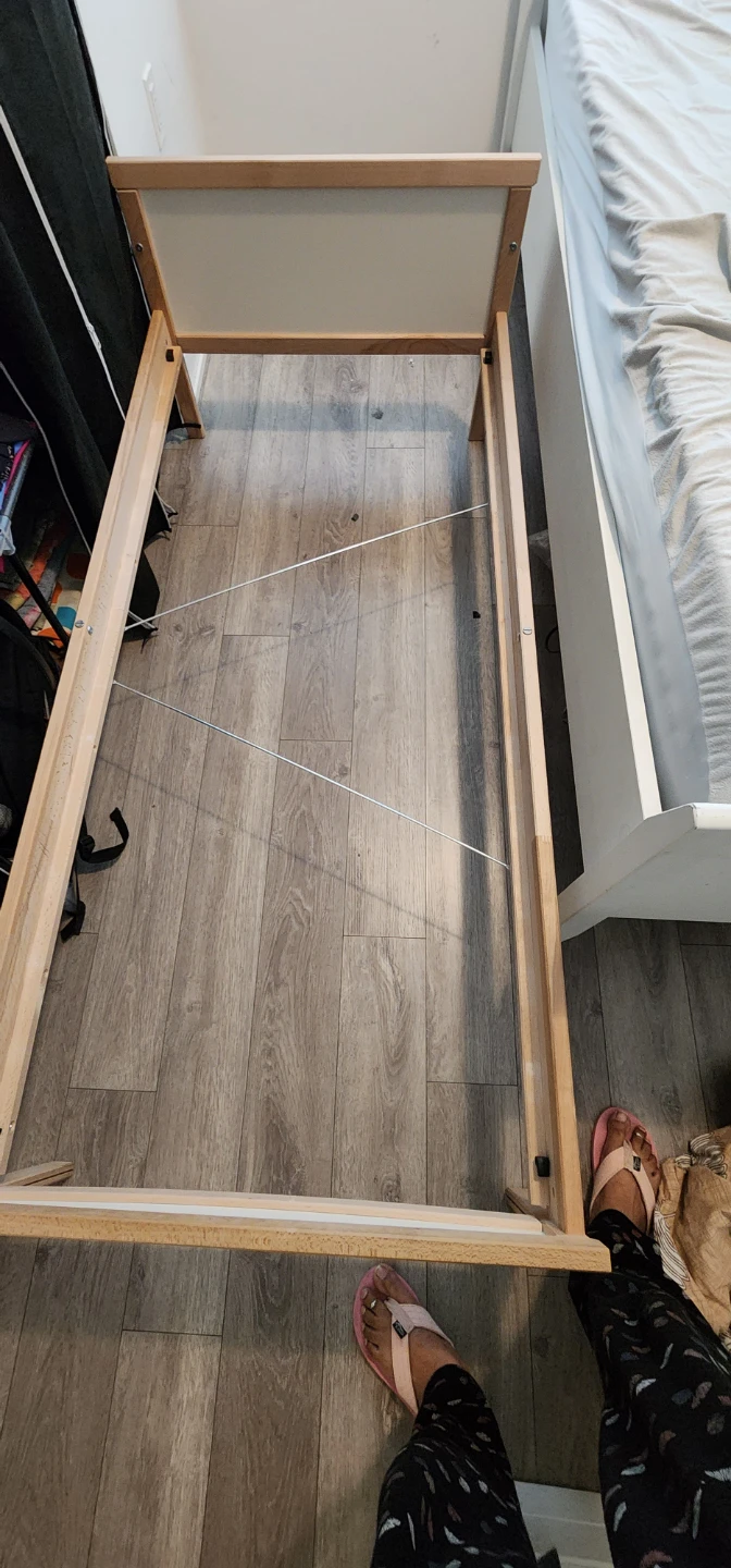 IKEA SNIGLAR kids bed frame and mattress - photo 5