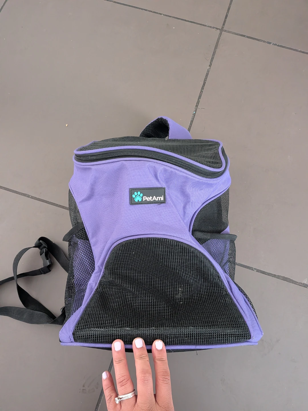PetAmi Purple Pet Carrier Backpack