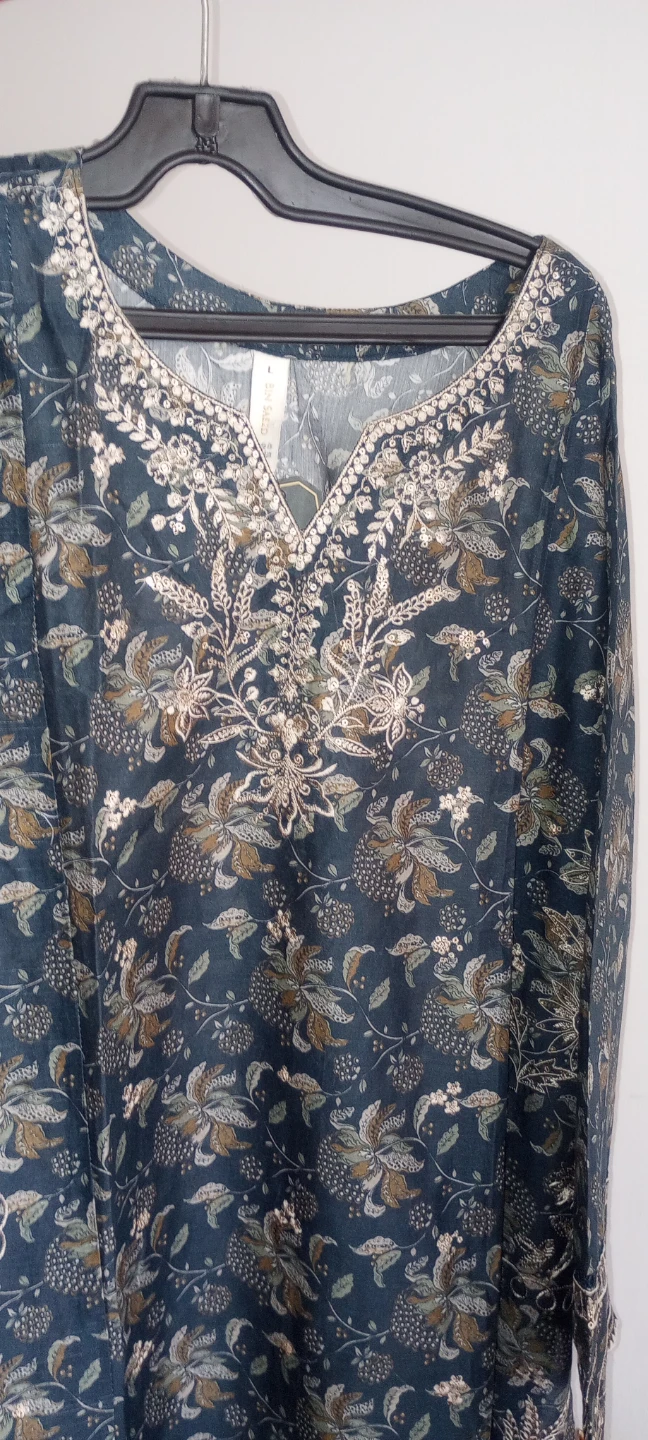 Ready to wear Bin Saeed 3-Piece Embroidered Salwar Kameez - photo 4