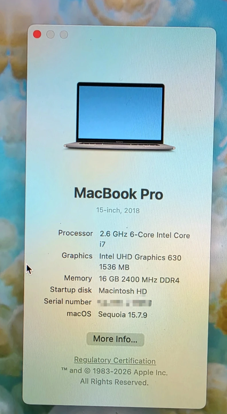 MacBook Pro 2018 for sale - photo 2