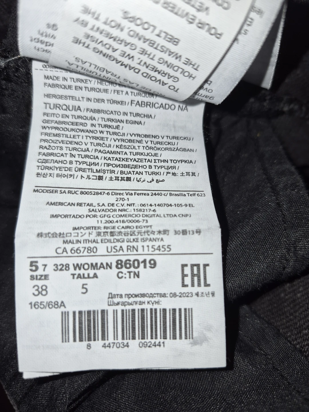 Dark grey Wide Leg Jeans Size XS - S - photo 3