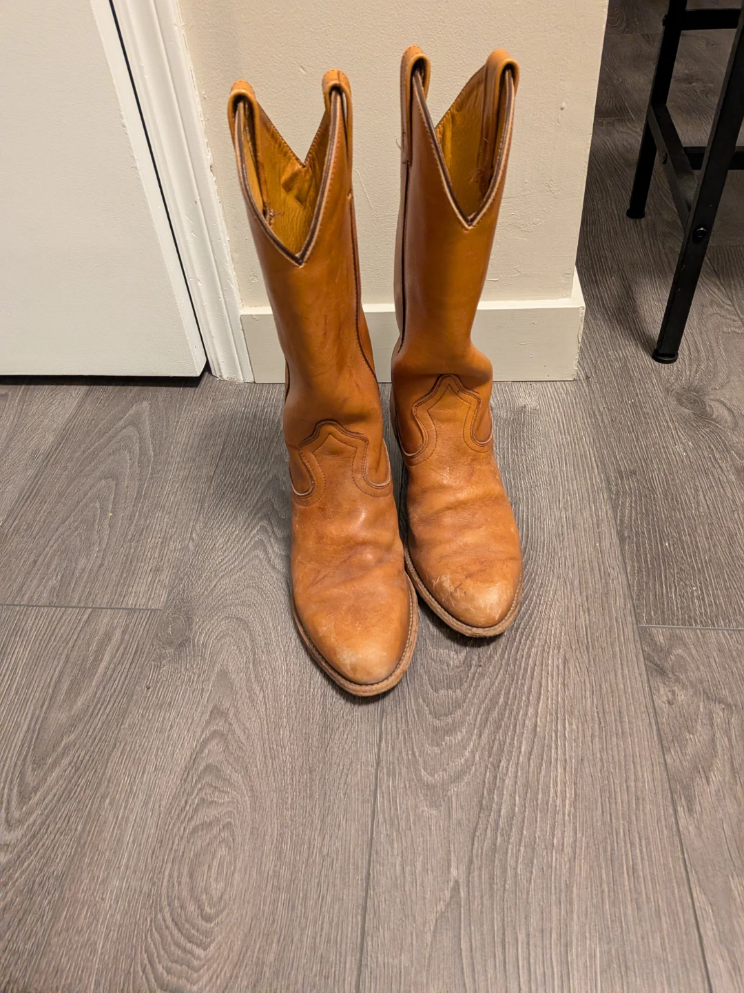Canada West Leather Cowboy Boots