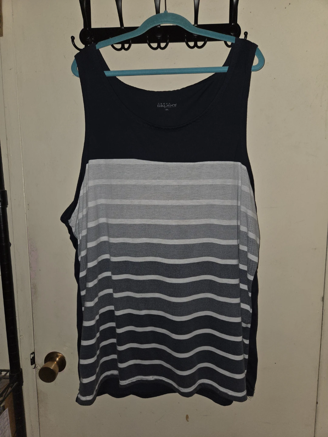 Galaxy By Harvic Nautical Striped Tank in a Men's 4XL