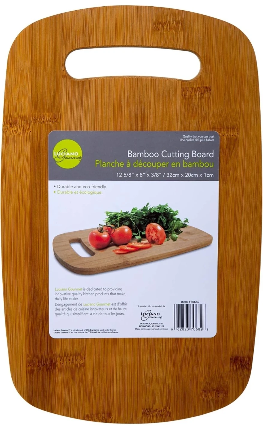 Luciano Gourmet Bamboo Cutting Board