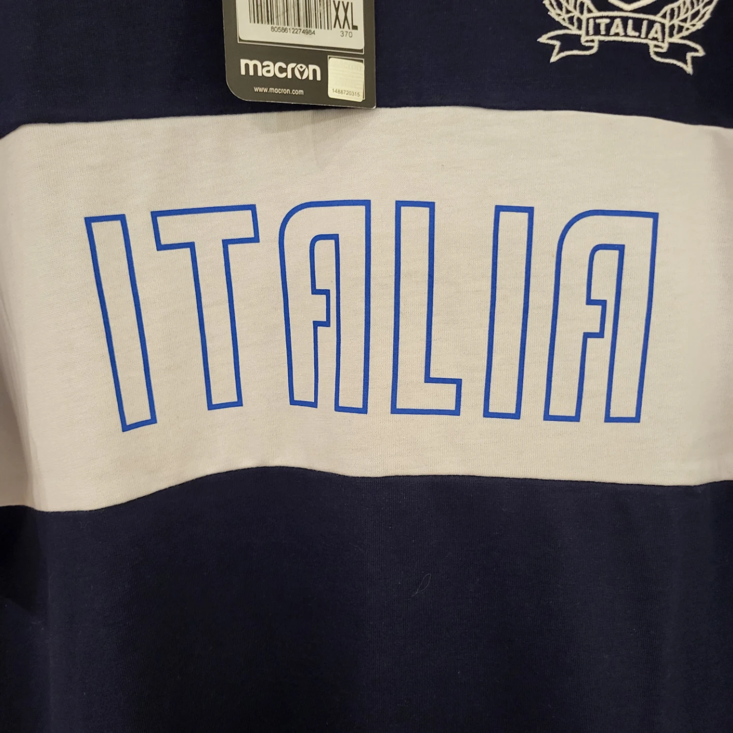 Macron Italia FIR Rugby Fan Shirt - photo 4