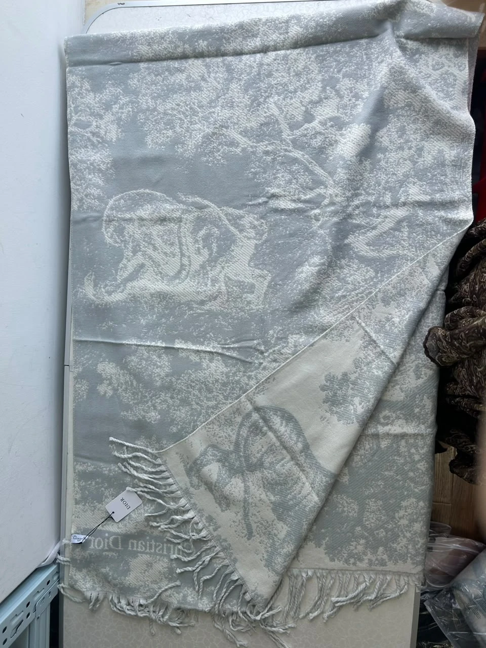 Christian Dior Toile de Jouy Scarf