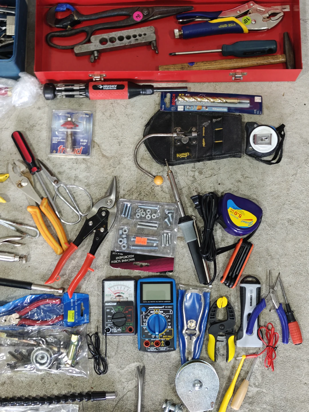 Huge Hand Tool Lot w/ Toolboxes - photo 5