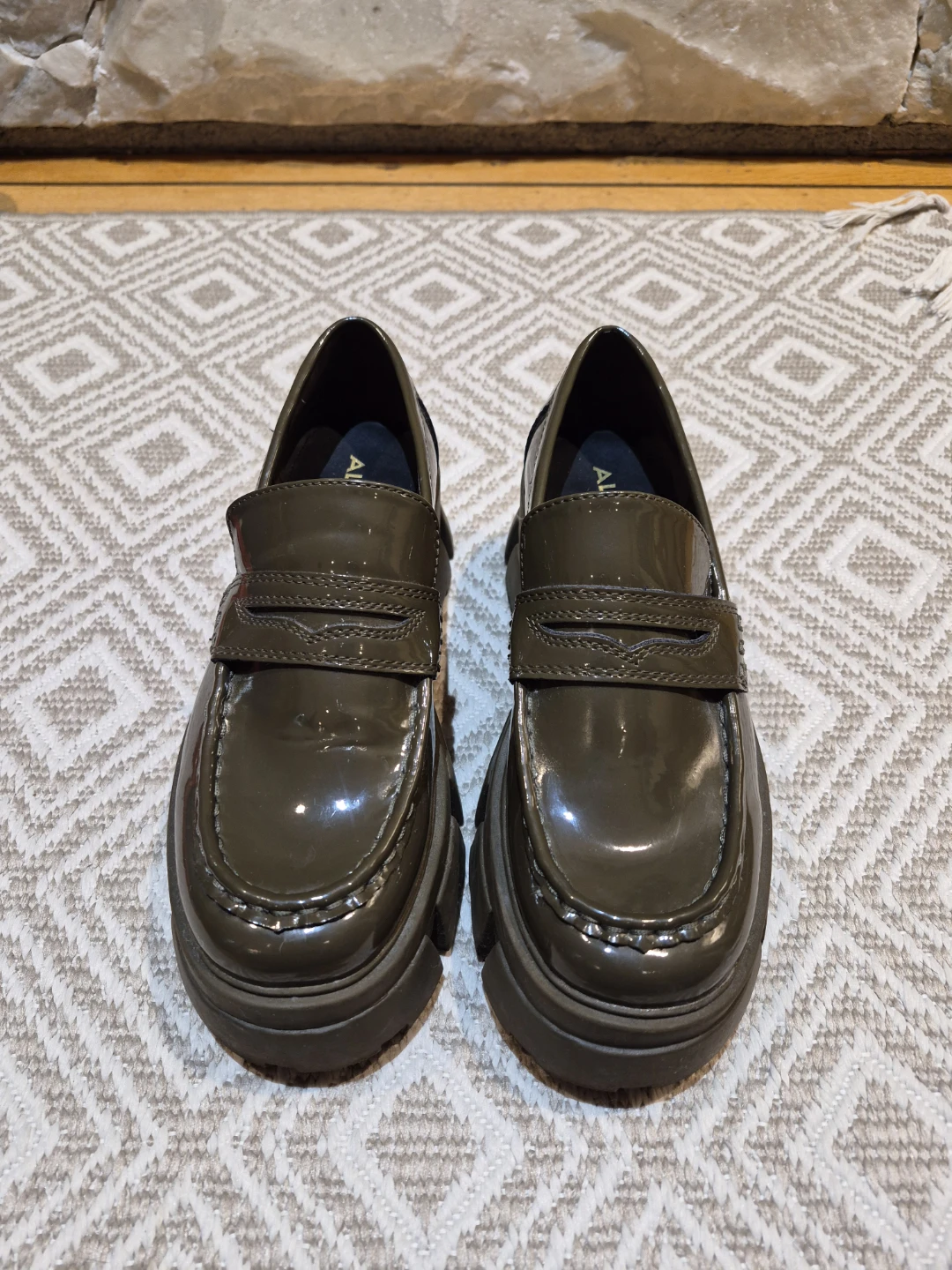 ALDO Patent Chunky Loafers